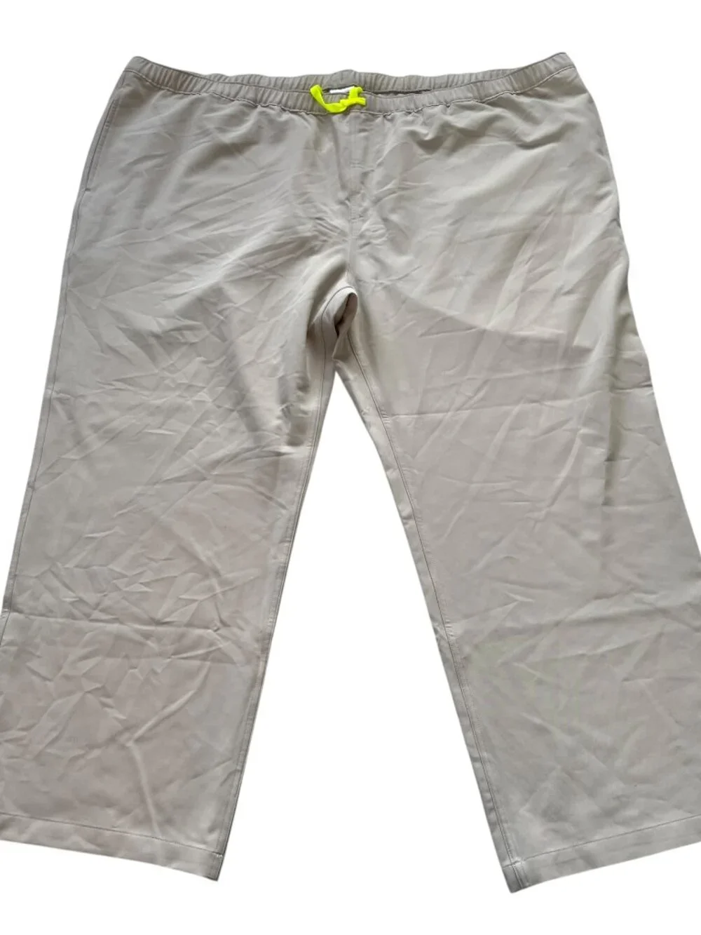 Figs Scrub pants Pisco Basic khaki beige drawstring elastic waist mens 6XLS